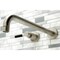 Kingston Brass KS8048DKL Wall Mount Tub Faucet, Brushed Nickel KS8048DKL - alternate 4